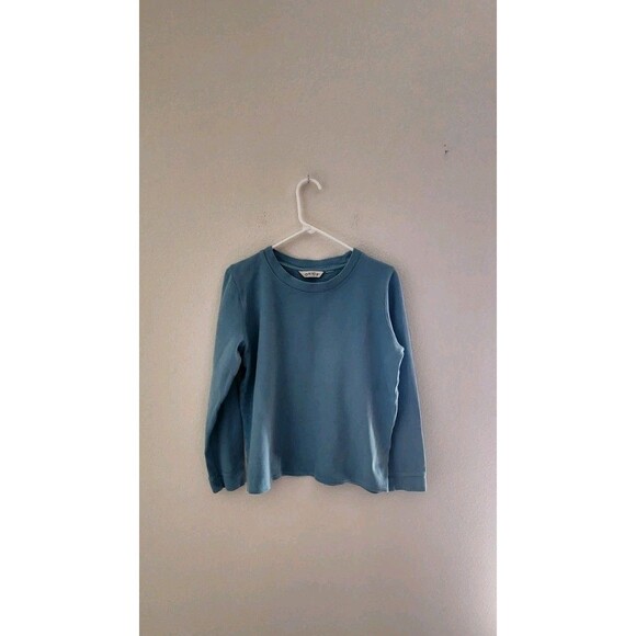 Orvis Pullover Sweater Womens Ribbed Lightweight Active Casual Outdoor Blue Sz M - Picture 3 of 5